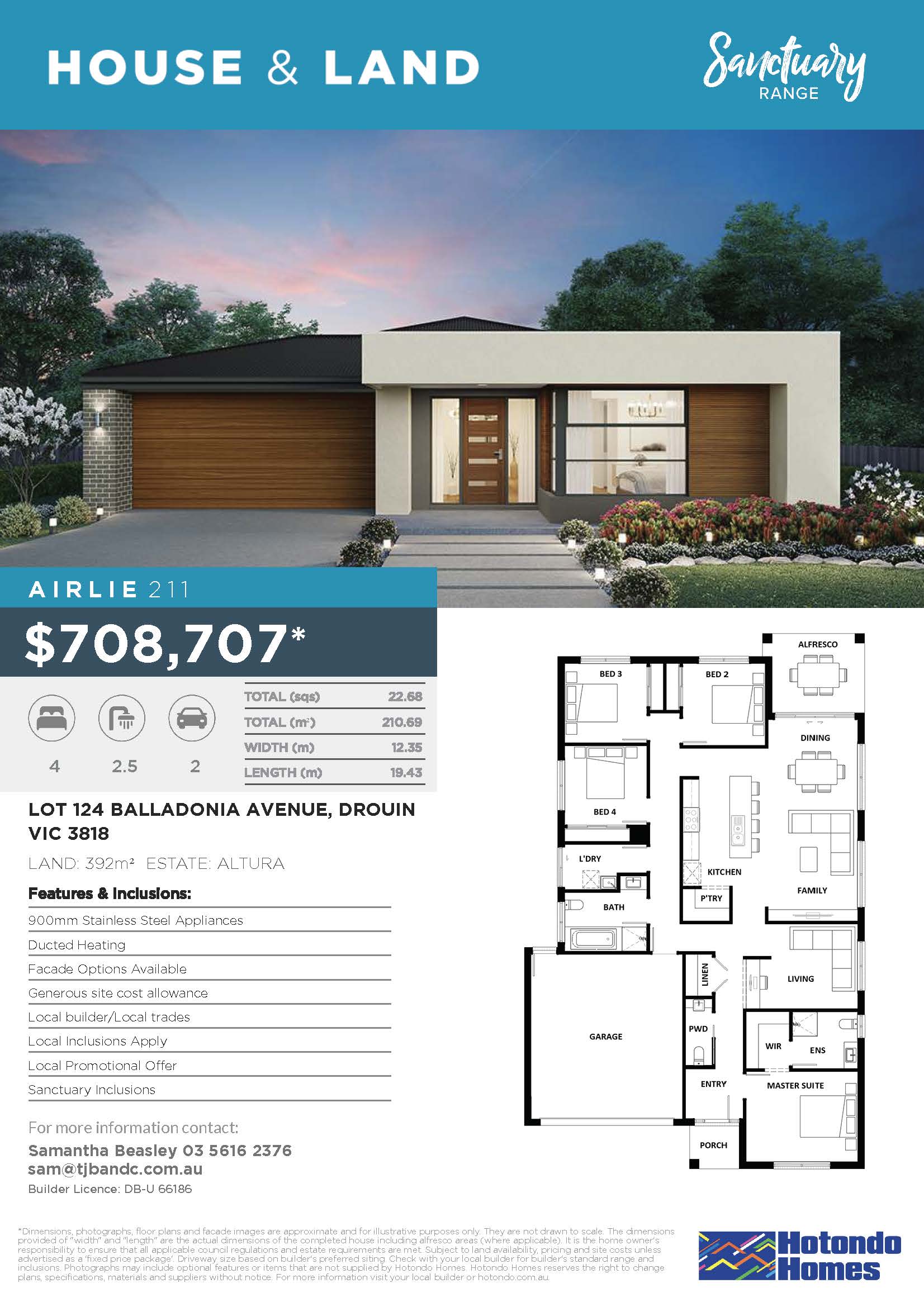 HouseLand-Brochure-AIRLIE211-LOT 124 BALLADONIA AVENUE