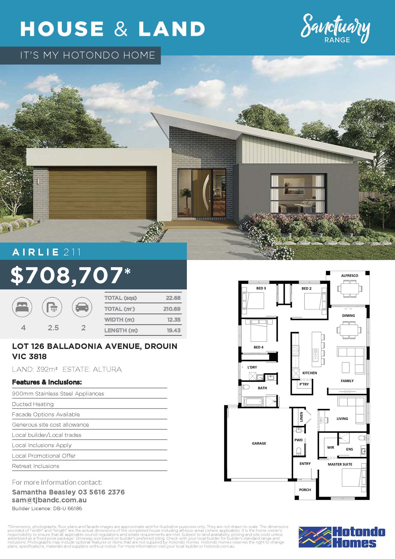 HouseLand-Brochure-AIRLIE211-LOT 126 BALLADONIA AVENUE