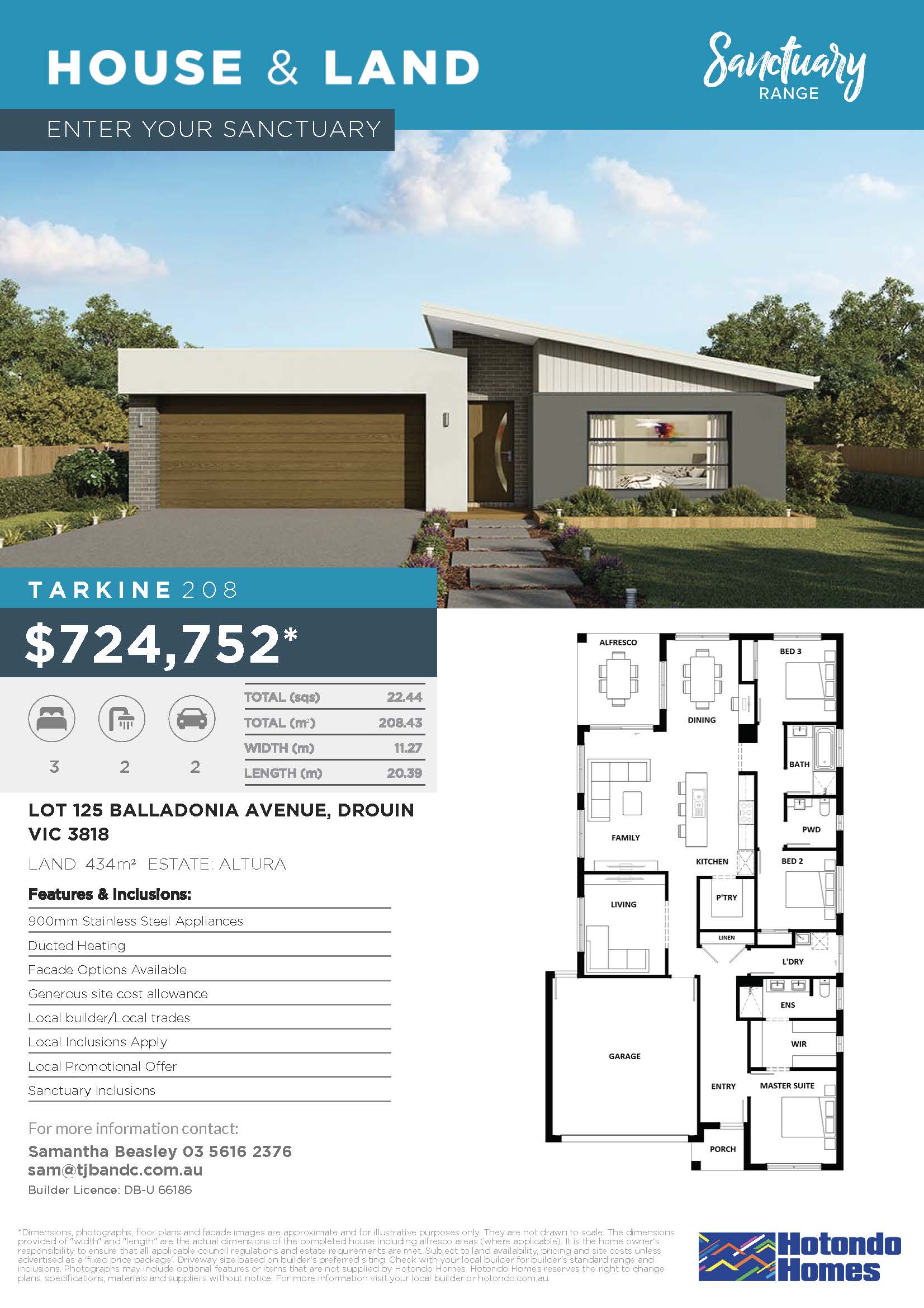 HouseLand-Brochure-TARKINE208-LOT 125 BALLADONIA AVENUE