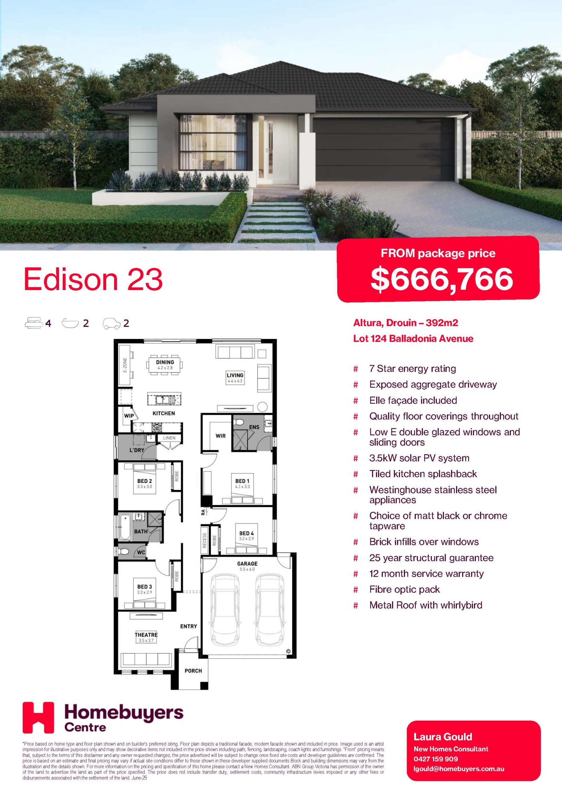 Lot 124 Balladonia Avenue, Drouin - Edison 23