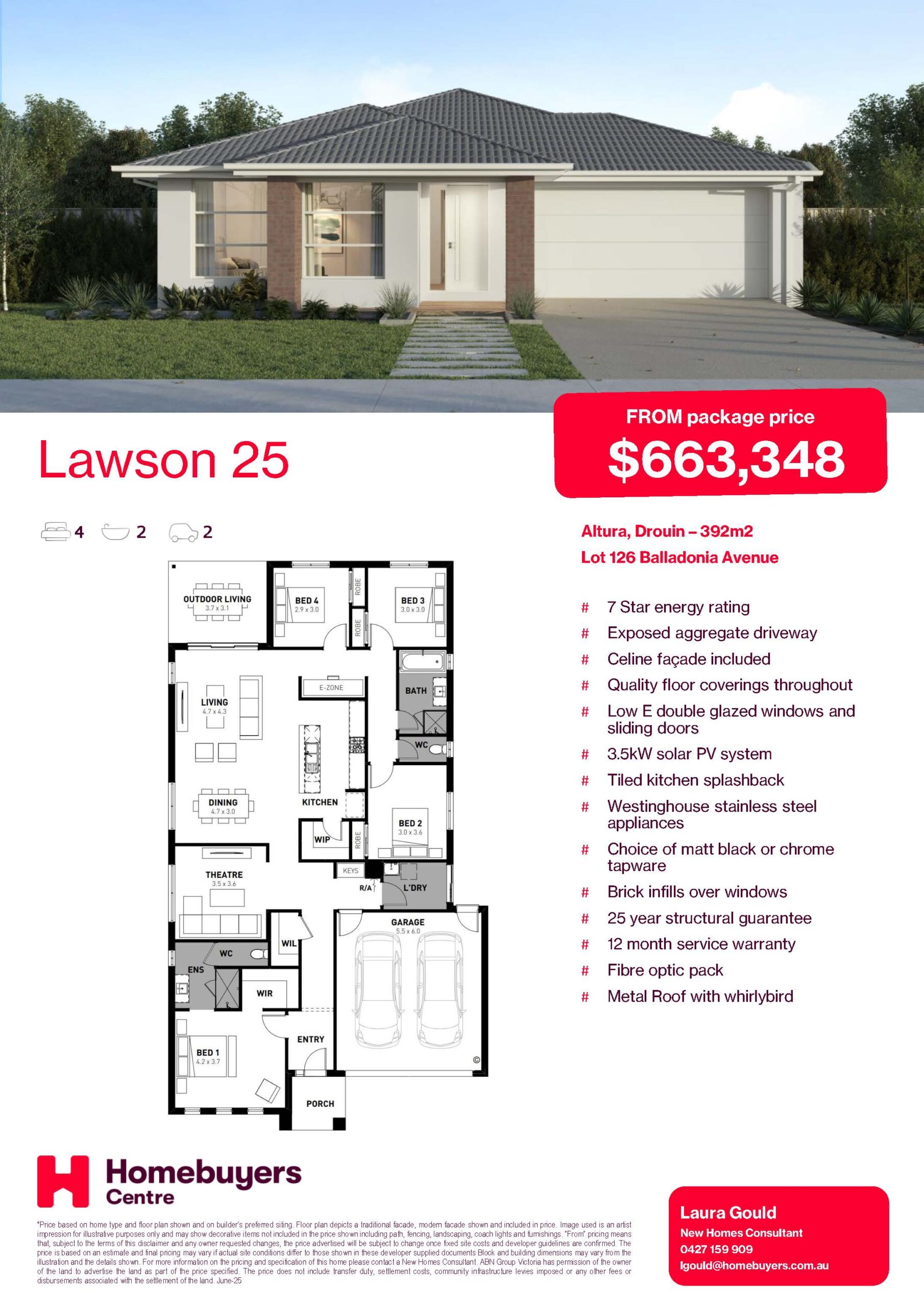 Lot 126 Balladonia Avenue, Drouin - Lawson 25