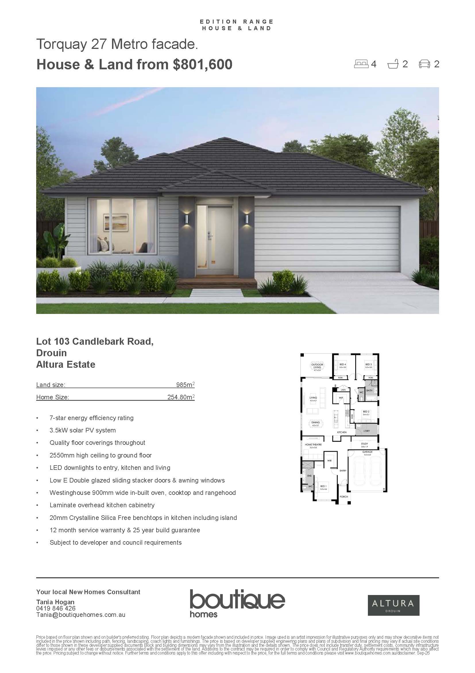 Torquay 27 Metro Lot 103